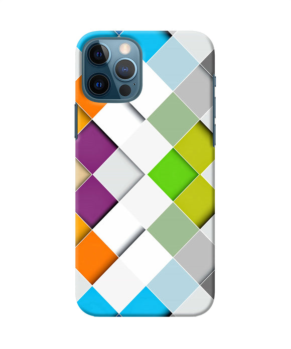 Abstract Color Box Iphone 12 Pro Back Cover