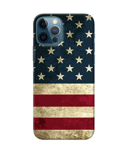 Vintage Us Flag Iphone 12 Pro Back Cover