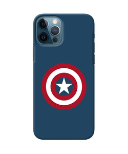 Captain America Logo Iphone 12 Pro Back Cover