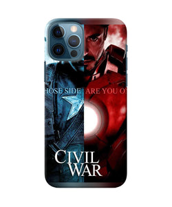 Civil War Iphone 12 Pro Back Cover