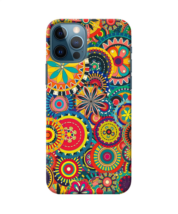 Colorful Circle Pattern Iphone 12 Pro Back Cover