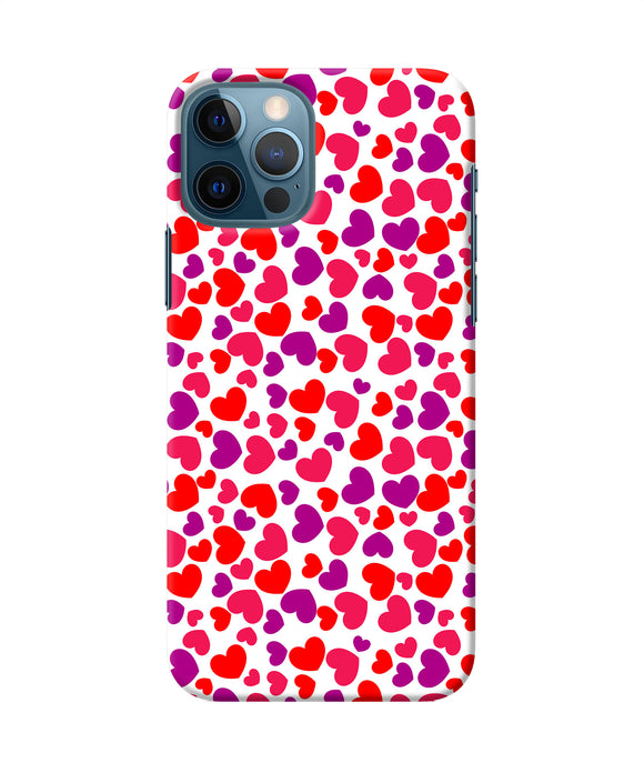 Red Heart Canvas Print Iphone 12 Pro Back Cover