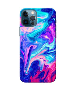 Abstract Colorful Water Iphone 12 Pro Back Cover