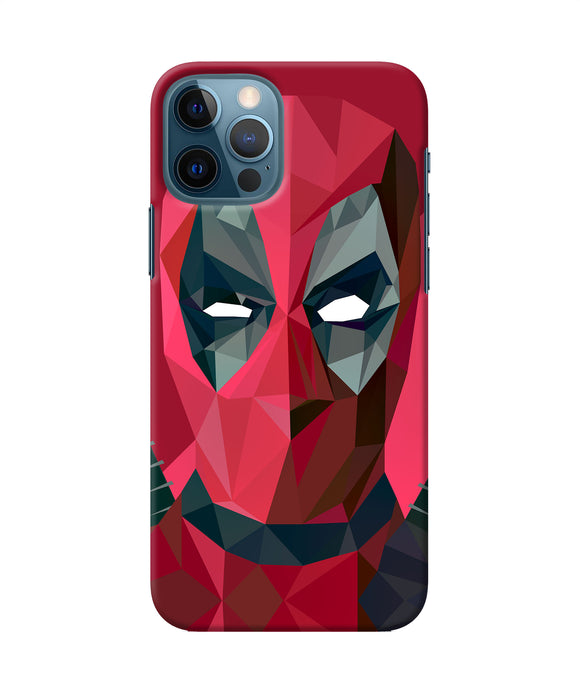 Abstract Deadpool Full Mask Iphone 12 Pro Back Cover