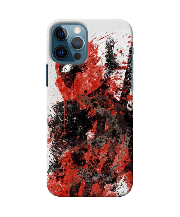 Deadpool Rugh Sketch Iphone 12 Pro Back Cover