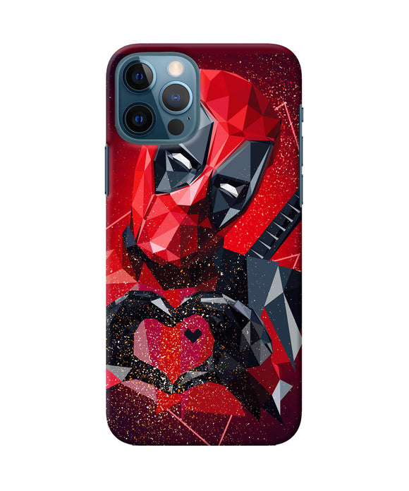 Deadpool Love Iphone 12 Pro Back Cover