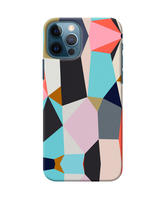 Abstract Colorful Shapes Iphone 12 Pro Back Cover