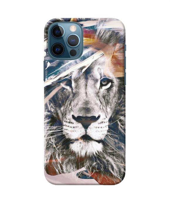 Lion Poster Iphone 12 Pro Back Cover