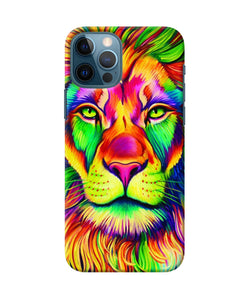 Lion Color Poster Iphone 12 Pro Back Cover