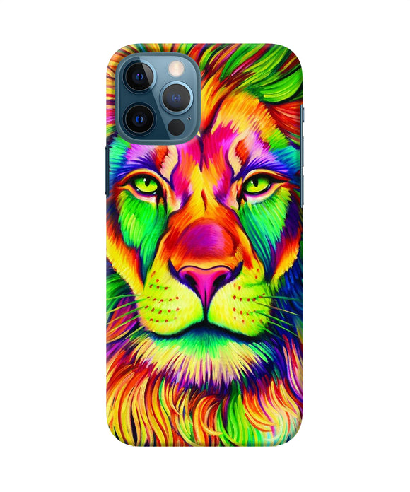 Lion Color Poster Iphone 12 Pro Back Cover