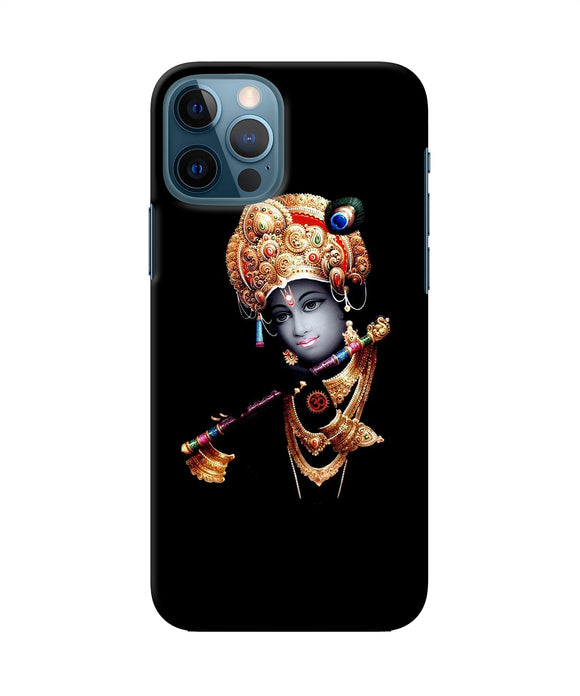 Lord Krishna With Fluet Iphone 12 Pro Back Cover