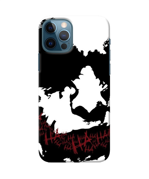 Black And White Joker Rugh Sketch Iphone 12 Pro Back Cover