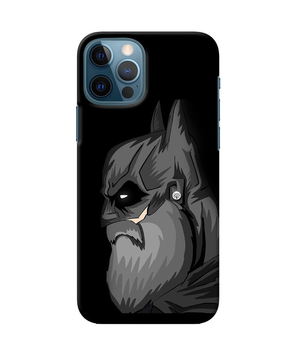 Batman With Beard Iphone 12 Pro Back Cover