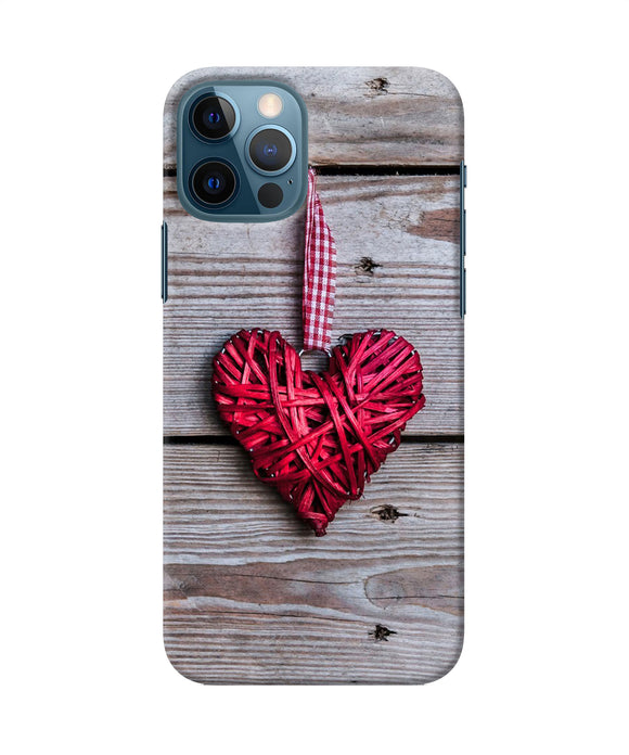 Lace Heart Iphone 12 Pro Back Cover