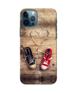 Shoelace Heart Iphone 12 Pro Back Cover