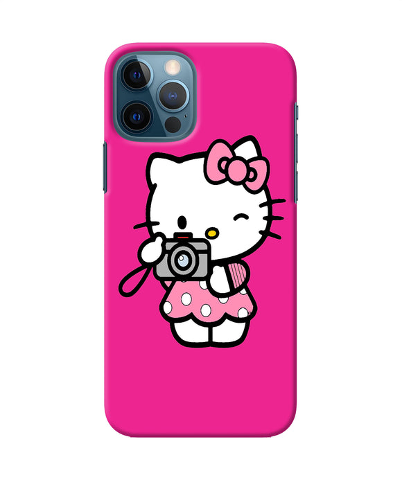 Hello Kitty Cam Pink Iphone 12 Pro Back Cover