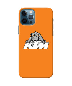 Ktm Dog Logo Iphone 12 Pro Back Cover