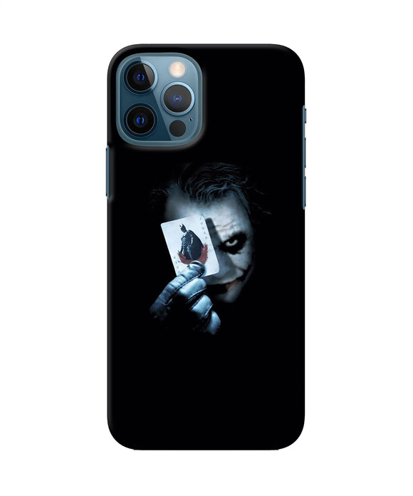 Joker Dark Knight Card Iphone 12 Pro Back Cover