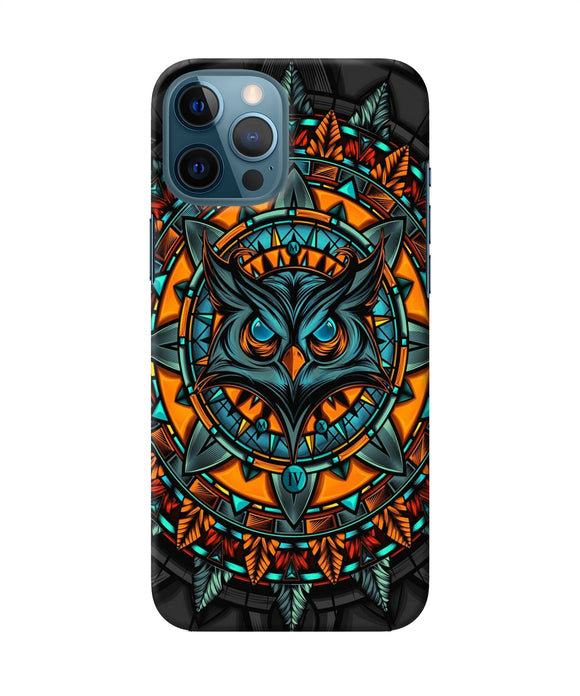 Angry Owl Art Iphone 12 Pro Max Back Cover
