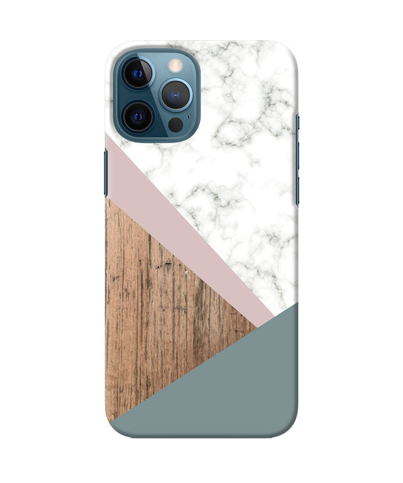 Marble Wood Abstract Iphone 12 Pro Max Back Cover