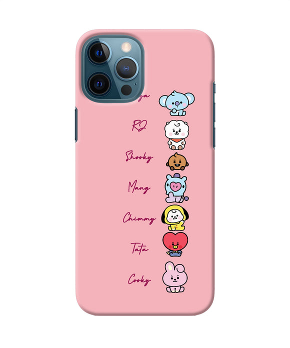BTS names iPhone 12 Pro Max Back Cover