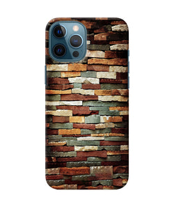 Bricks Pattern iPhone 12 Pro Max Back Cover