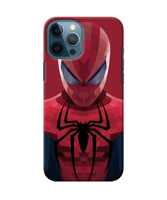 Spiderman Art Iphone 12 Pro Max Real 4D Back Cover