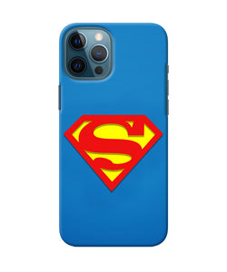 Superman Blue Iphone 12 Pro Max Real 4D Back Cover