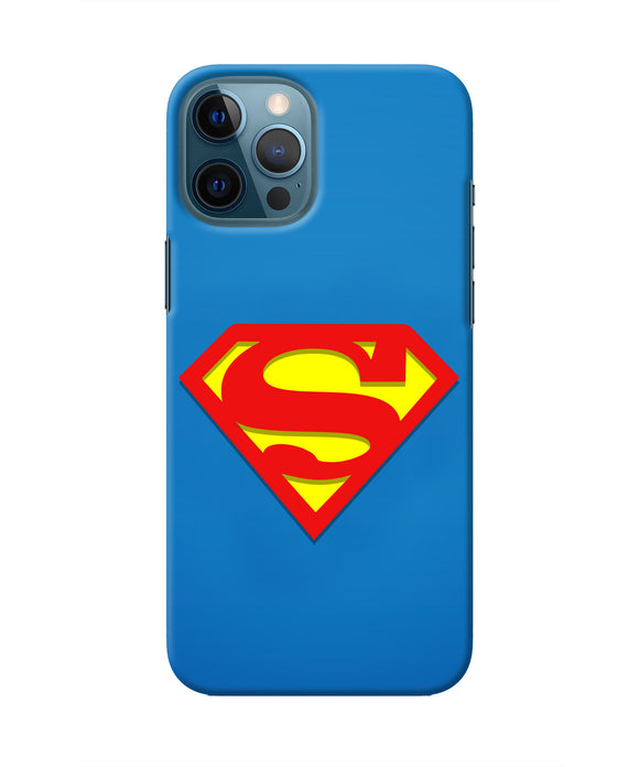 Superman Blue Iphone 12 Pro Max Real 4D Back Cover