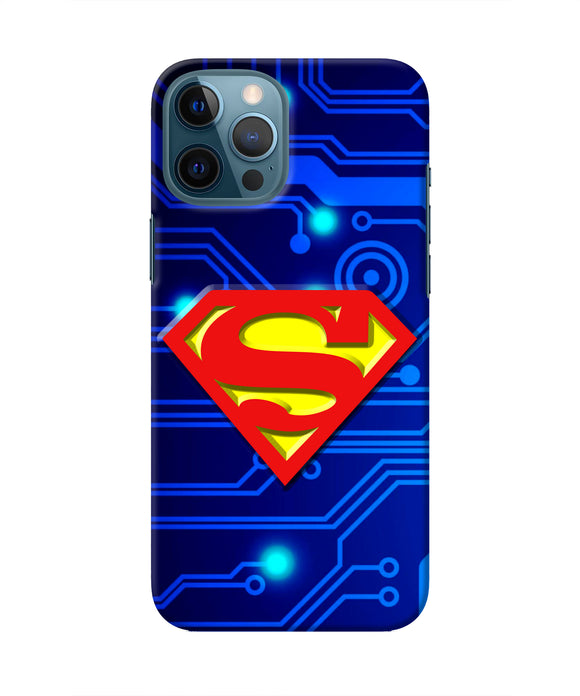 Superman Abstract Iphone 12 Pro Max Real 4D Back Cover