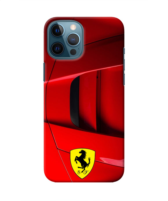 Ferrari Car Iphone 12 Pro Max Real 4D Back Cover