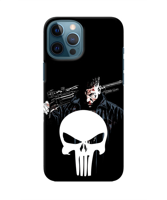 Punisher Character Iphone 12 Pro Max Real 4D Back Cover