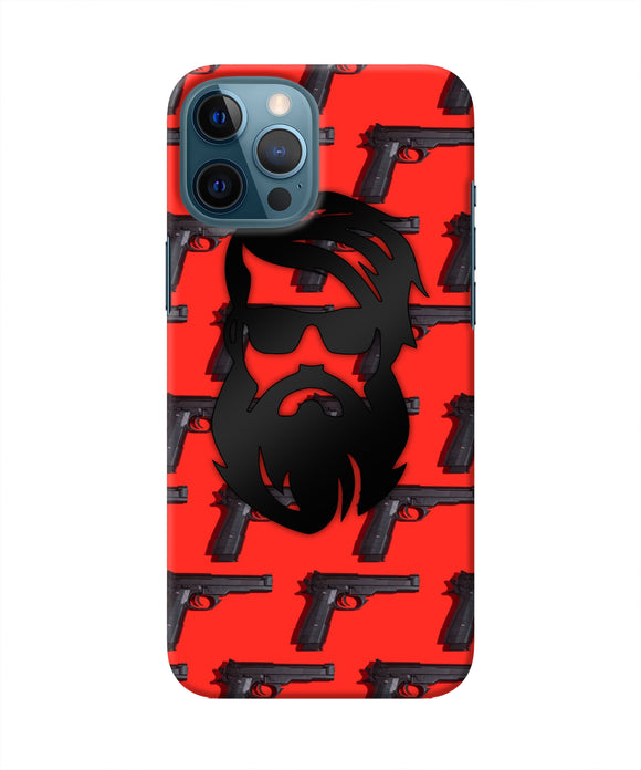 Rocky Bhai Beard Look iPhone 12 Pro Max Real 4D Back Cover