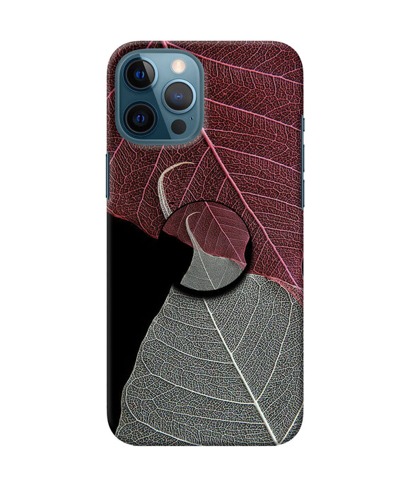 Leaf Pattern Iphone 12 Pro Max Pop Case