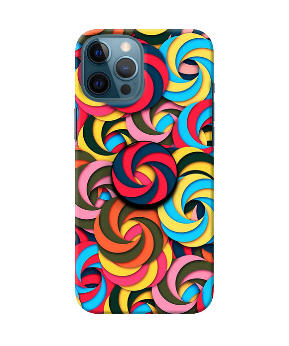 Spiral Pattern Iphone 12 Pro Max Pop Case