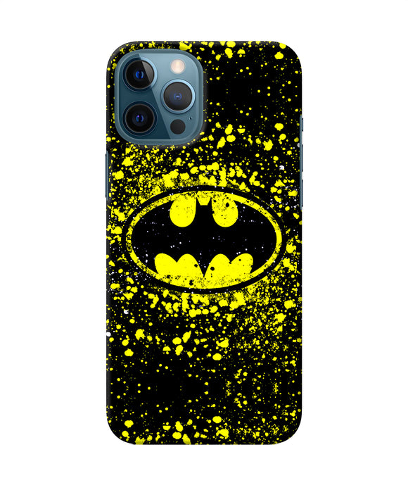 Batman Last Knight Print Yellow Iphone 12 Pro Max Back Cover