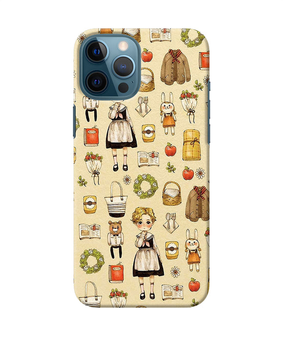Canvas Girl Print Iphone 12 Pro Max Back Cover