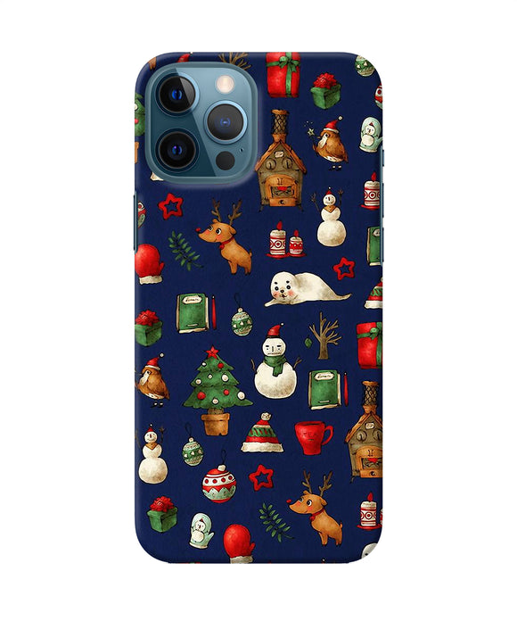 Canvas Christmas Print Iphone 12 Pro Max Back Cover