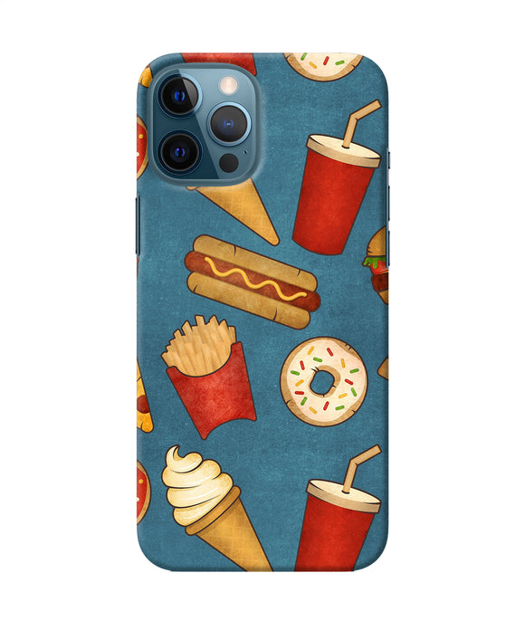 Abstract Food Print Iphone 12 Pro Max Back Cover