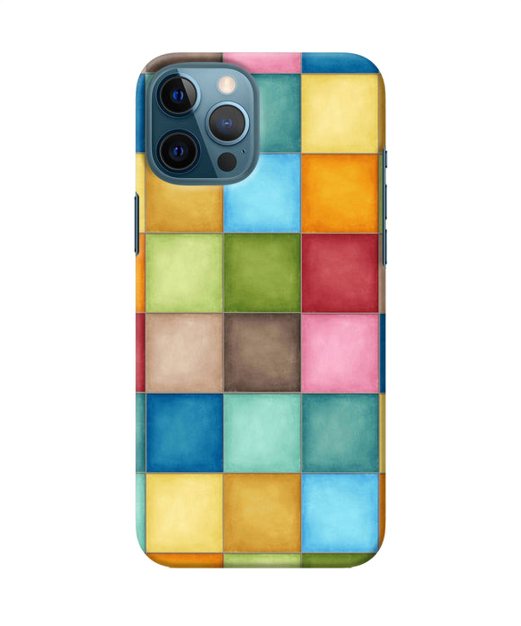 Abstract Colorful Squares Iphone 12 Pro Max Back Cover