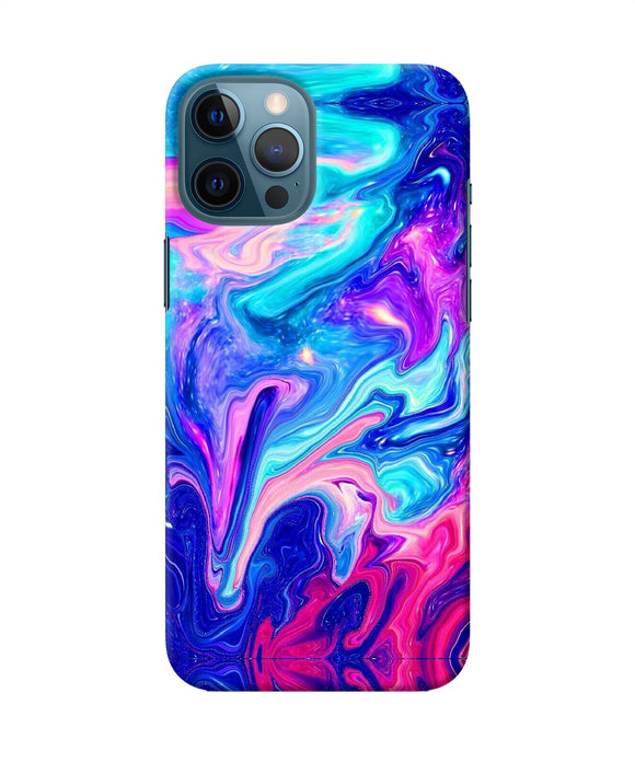 Abstract Colorful Water Iphone 12 Pro Max Back Cover
