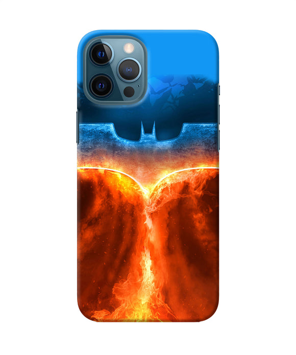 Burning Batman Logo Iphone 12 Pro Max Back Cover