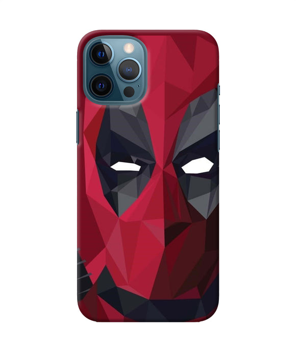 Abstract Deadpool Mask Iphone 12 Pro Max Back Cover