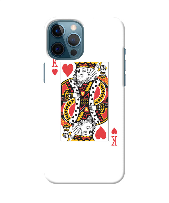 Heart King Card Iphone 12 Pro Max Back Cover