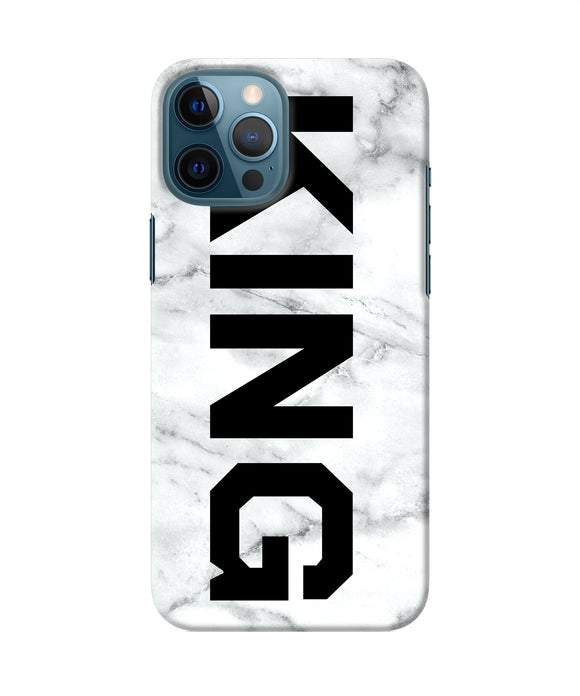 King Marble Text Iphone 12 Pro Max Back Cover