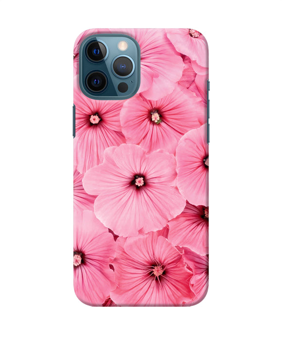 Pink Flowers Iphone 12 Pro Max Back Cover