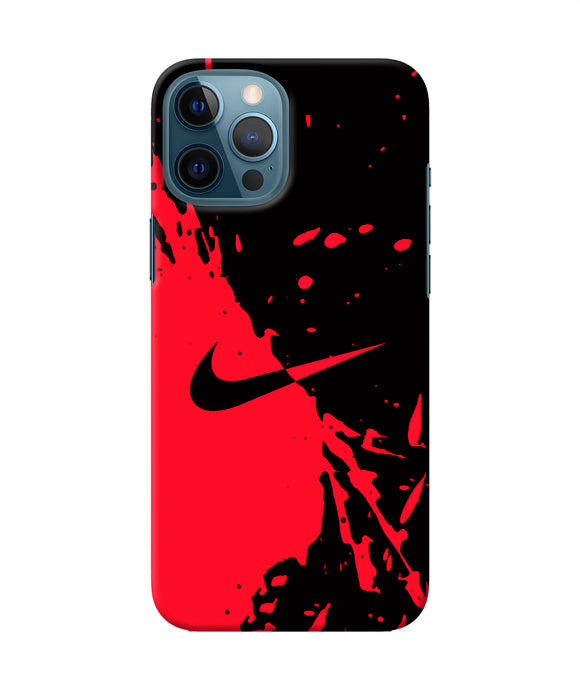 Nike Red Black Poster Iphone 12 Pro Max Back Cover