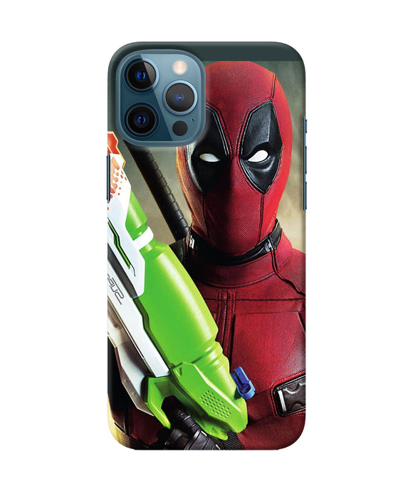 Deadpool Funny Gun Iphone 12 Pro Max Back Cover