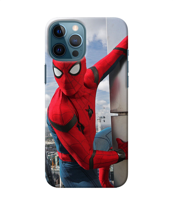 Spiderman On The Wall Iphone 12 Pro Max Back Cover