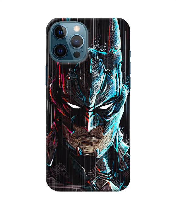 Batman Face Iphone 12 Pro Max Back Cover